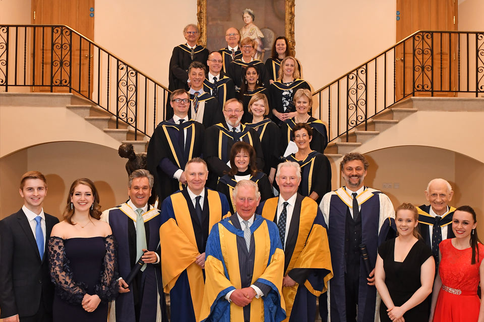 HRH The Prince of Wales makes annual visit to the RCM